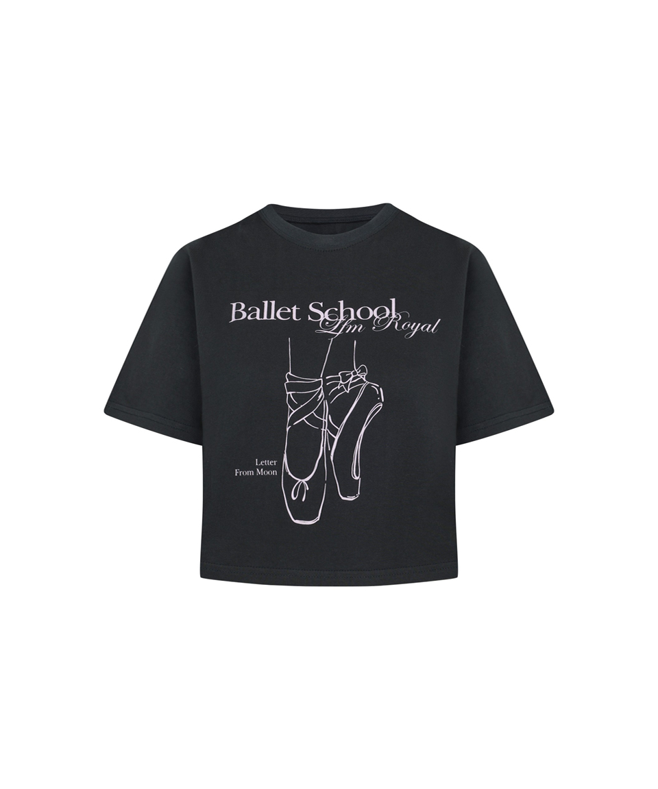 [5월 16일 예약배송] Toe Shoes T-shirts ( Charcoal )