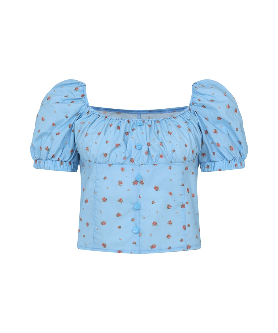 Sunkissed Girls&#039; Blouse (Sky Blue)