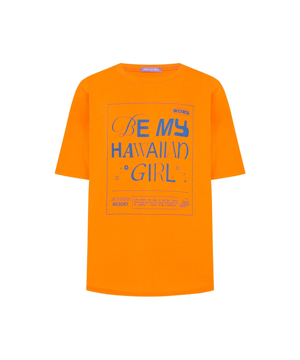 Lilikoi Over-fit T-shirts ( Orange )