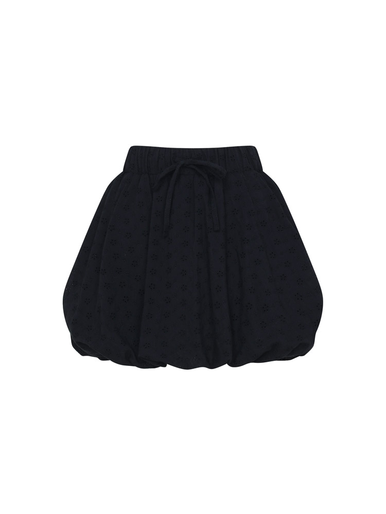 [5월 13일 예약배송] Ellie Lace Balloon Pumpkin Skirt ( Black )